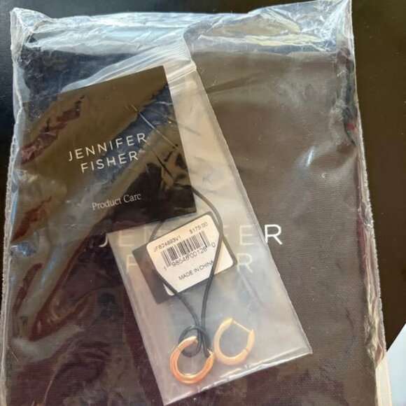 Jennifer Fisher Huggies 14k gold - Picture 4 of 5